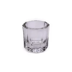 Glass cup for mixing dye, tint, or henna