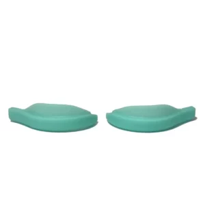 Katya Vinog lash lift shield, single pair in green, designed for durable, hypoallergenic lash lifts