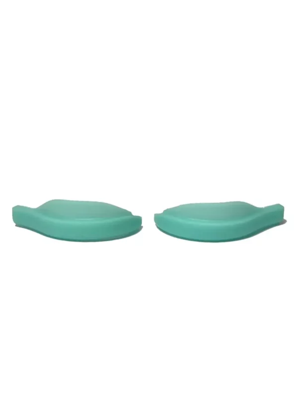 Katya Vinog lash lift shield, single pair in green, designed for durable, hypoallergenic lash lifts