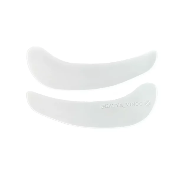 Katya Vinog reusable white silicone under-eye patches for lash lifts and extensions