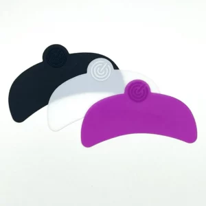 Maxymova reusable silicone under-eye patches in black, white, and purple for lash extensions and lamination treatments