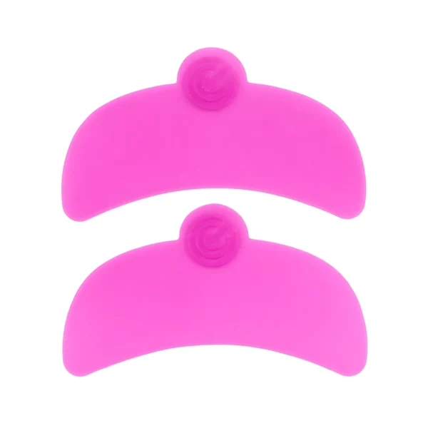 Maxymova reusable purple silicone under-eye patches for lash and brow treatments