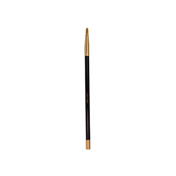 Nikk Mole Brush No.11, featuring a precise cone shape, is perfect for eyebrow coloring and lash treatments. Durable taklon bristles and a signature-engraved acrylic handle ensure lasting quality