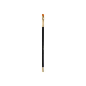 Nikk Mole Brush No.15 is a sharp, small angled brush designed for precise eyebrow shaping, with durable synthetic bristles and a signature acrylic handle