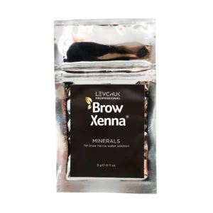 BrowXenna Minerals for Henna Mixing, 3g sachet - impurity-free mineral solution for flawless brow tinting