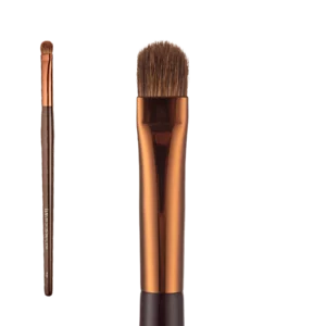 Élan Professional Brush Face No.2 featuring a flat, rounded synthetic brush head ideal for precise application and blending of creamy or gel-based makeup products