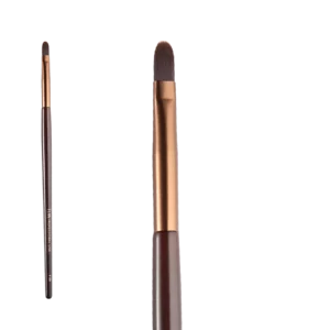 ÉLAN Professional Brush Face No.11 with a slim, rounded synthetic tip, perfect for precise concealer or cream product application.