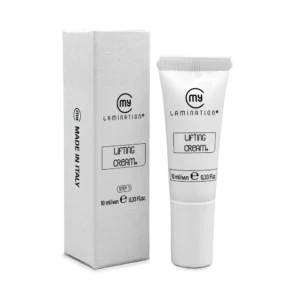 My Lamination Step 1 Lifting Cream in 10ml tube with box, professional lash lamination lifting cream made in Italy for eyelash treatments